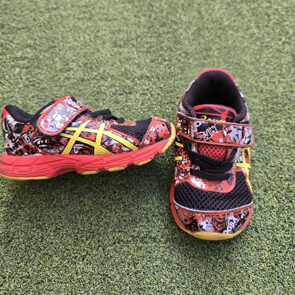Asics Other - Asics Shoes Toddler K6 Graffiti Multicolor Running Sneakers